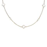 750YG ホワイトトパーズネックレス