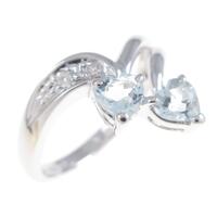 K14WG アクアマリンリング