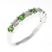 K14WG ガーネットリング