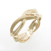 K18PG ダイヤモンドリング