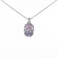 K18WG アメジストネックレス