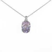 K18WG アメジストネックレス