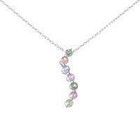 K18WG サファイヤネックレス