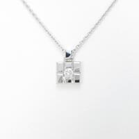 K18WG ダイヤモンドネックレス