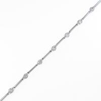 K18WG ダイヤモンドブレスレット