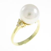 K18YG アコヤパールリング