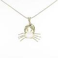 K18YG カニ ムーンストーンネックレス