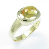 K18YG シトリンリング