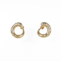 K18YG ダイヤモンドイヤリング