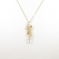 K18YG ダイヤモンドネックレス