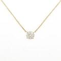 K18YG ダイヤモンドネックレス 1．041ct・H・I1・EXT