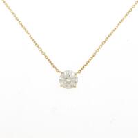 K18YG ダイヤモンドネックレス 1．041ct・H・I1・EXT