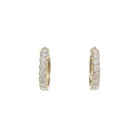 K18YG ダイヤモンドピアス