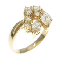 K18YG ダイヤモンドリング