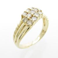 K18YG ダイヤモンドリング