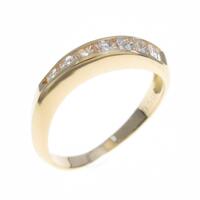 K18YG ダイヤモンドリング