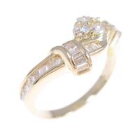 K18YG ダイヤモンドリング