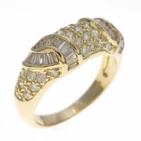 K18YG ダイヤモンドリング