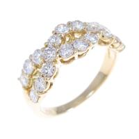 K18YG ダイヤモンドリング