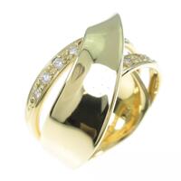 K18YG ダイヤモンドリング