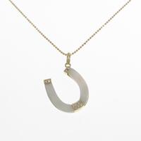 K18YG マザーオブパールネックレス