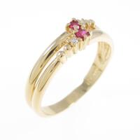 K18YG ルビーリング