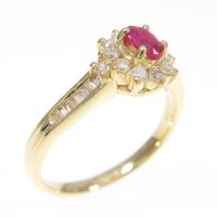 K18YG ルビーリング