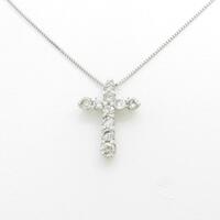 PT クロス ダイヤモンドネックレス