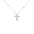 PT クロス ダイヤモンドネックレス