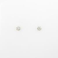 【リメイク】K18YG ソリティア ダイヤモンドピアス