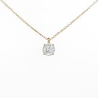 【リメイク】K18YG ダイヤモンドネックレス 0．503ct・G・SI2・VG
