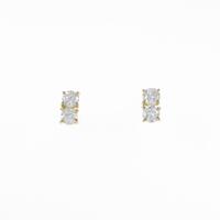 【リメイク】K18YG ダイヤモンドピアス