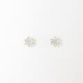 【リメイク】K18YG／ST ダイヤモンドピアス 0．308ct・0．321ct・E?F・VS1・EX H＆C