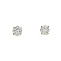 【リメイク】ST／プラチナダイヤモンドピアス 0．356ct・0．362ct・I・SI1?2・GOOD