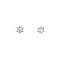 【リメイク】ST／プラチナダイヤモンドピアス 0．412ct・0．445ct・E?F・SI1?2・GOOD