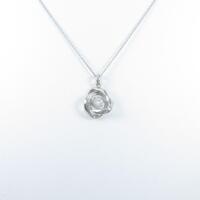 【リメイク】プラチナダイヤモンドネックレス 0．302ct・E・SI1・GOOD