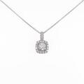 【リメイク】プラチナダイヤモンドネックレス 0．312ct・D・SI1・VG
