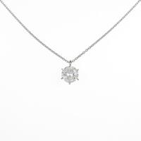 【リメイク】プラチナダイヤモンドネックレス 1．143ct・H・I1・GOOD