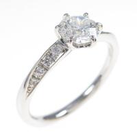 【リメイク】プラチナダイヤモンドリング 0．549ct・G・SI1・VG