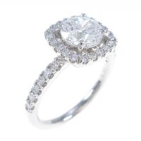 【リメイク】プラチナダイヤモンドリング 1．035ct・D・SI1・GOOD