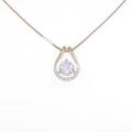 【新品】K18YG ダイヤモンドネックレス 0．501ct・H・SI2・VG