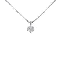 【新品】プラチナ ソリティア ダイヤモンドネックレス 0．302ct・F・SI2・VG