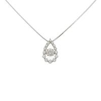 【新品】プラチナダイヤモンドネックレス 0．348ct・F・SI1・GOOD