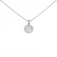 【新品】プラチナダイヤモンドネックレス 0．596ct・G・SI2・GOOD