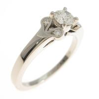 カルティエ バレリーナ リング 0．23ct・F・VVS1・3EXT