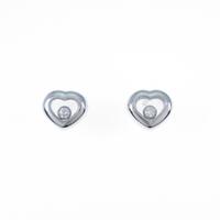 ショパール ハート ダイヤモンドピアス