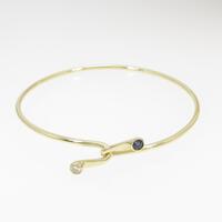 ティファニー サファイヤバングル