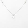 プラチナダイヤモンドネックレス 0．302ct・D・VVS1・ペアシェイプ
