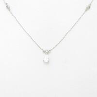 プラチナダイヤモンドネックレス 0．302ct・D・VVS1・ペアシェイプ