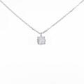 プラチナダイヤモンドネックレス 0．326ct・G・VVS2・VG